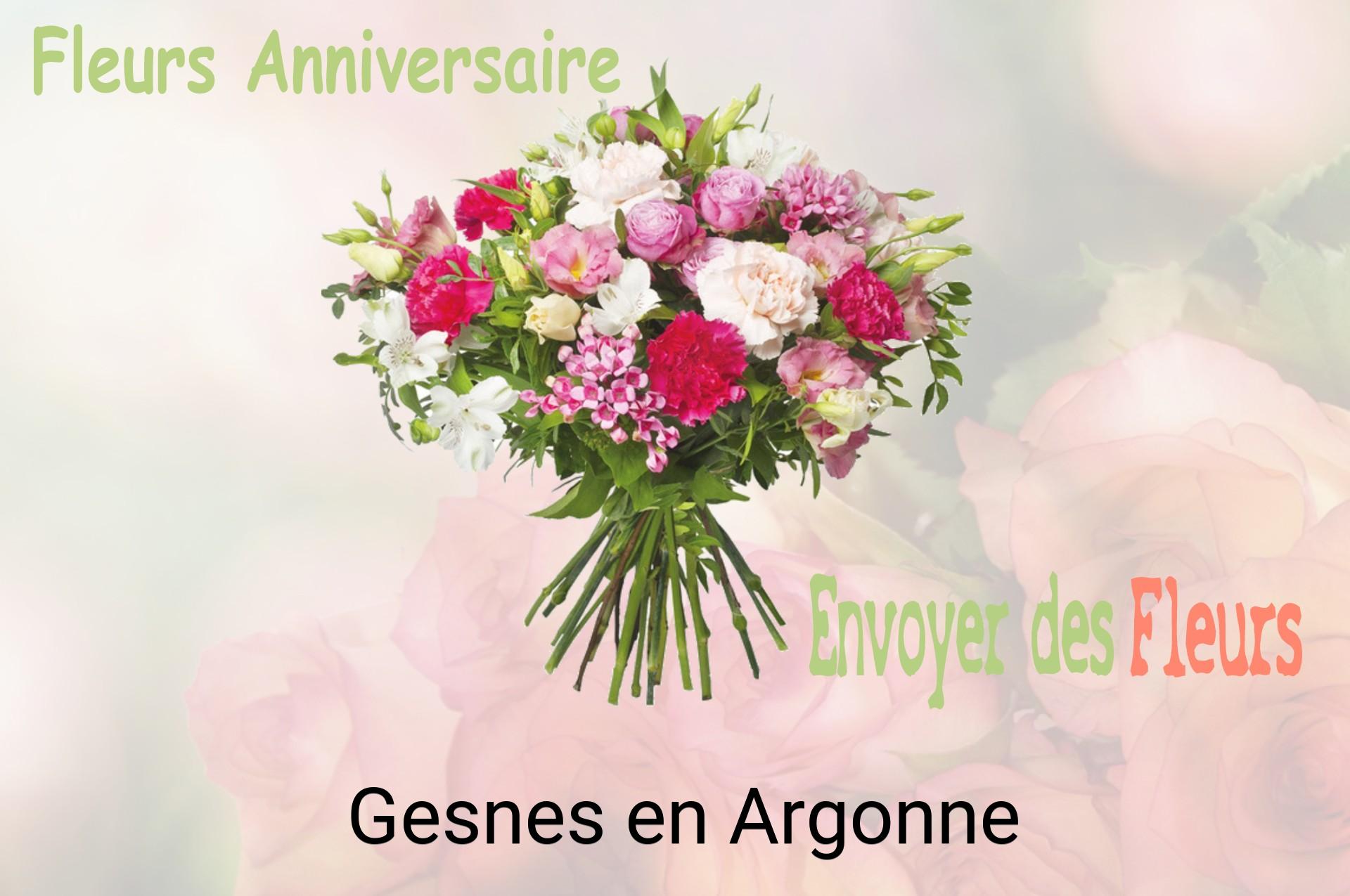 Bouquet de fleurs d’anniversaire livré à Gesnes-en-Argonne